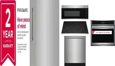 6 Piece Package Includes Refrigerator, Freezer, Cooktop, Wall Oven, Microwave And Dishwasher