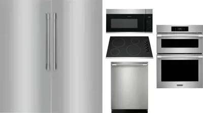6 Piece Package Includes Refrigerator, Freezer, Cooktop, Wall Oven, Microwave And Dishwasher