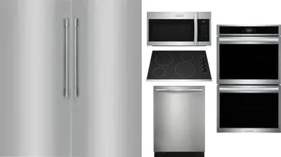 6 Piece Package Includes Refrigerator, Freezer, Cooktop, Wall Oven, Microwave And Dishwasher