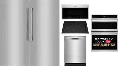 6 Piece Package Includes Refrigerator, Freezer, Cooktop, Wall Oven, Microwave And Dishwasher