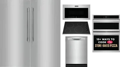 6 Piece Package Includes Refrigerator, Freezer, Cooktop, Wall Oven, Microwave And Dishwasher