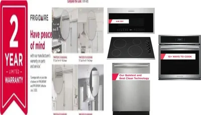 6 Piece Package Includes Refrigerator, Freezer, Cooktop, Wall Oven, Microwave And Dishwasher