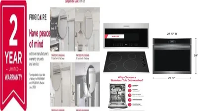 6 Piece Package Includes Refrigerator, Freezer, Cooktop, Wall Oven, Microwave And Dishwasher