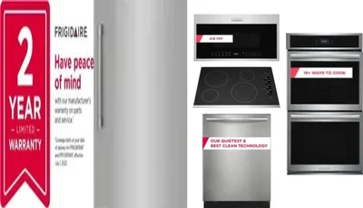 6 Piece Package Includes Refrigerator, Freezer, Cooktop, Wall Oven, Microwave And Dishwasher