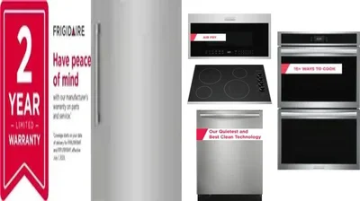 6 Piece Package Includes Refrigerator, Freezer, Cooktop, Wall Oven, Microwave And Dishwasher
