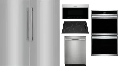 6 Piece Package Includes Refrigerator, Freezer, Cooktop, Wall Oven, Microwave And Dishwasher
