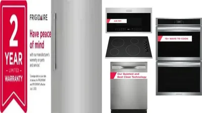 6 Piece Package Includes Refrigerator, Freezer, Cooktop, Wall Oven, Microwave And Dishwasher