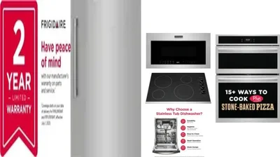 6 Piece Package Includes Refrigerator, Freezer, Cooktop, Wall Oven, Microwave And Dishwasher