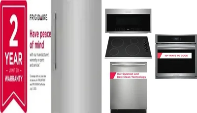 6 Piece Package Includes Refrigerator, Freezer, Cooktop, Wall Oven, Microwave And Dishwasher