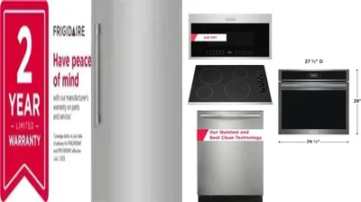 6 Piece Package Includes Refrigerator, Freezer, Cooktop, Wall Oven, Microwave And Dishwasher