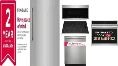 6 Piece Package Includes Refrigerator, Freezer, Cooktop, Wall Oven, Microwave And Dishwasher