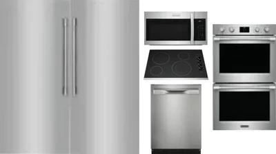 6 Piece Package Includes Refrigerator, Freezer, Cooktop, Wall Oven, Microwave And Dishwasher