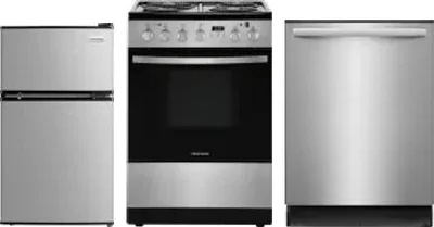 3 Piece Package Includes Refrigerator, Range And Dishwasher