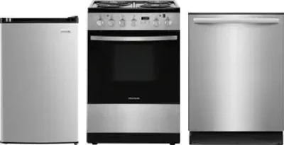 3 Piece Package Includes Refrigerator, Range And Dishwasher