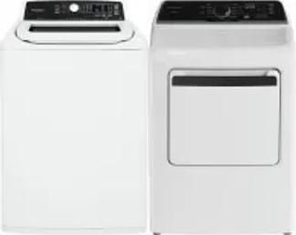 Side by Side Washer & Dryer Set