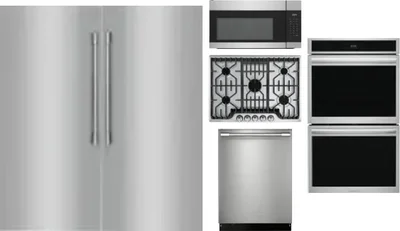 6 Piece Package Includes Refrigerator, Freezer, Cooktop, Wall Oven, Microwave And Dishwasher