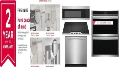 6 Piece Package Includes Refrigerator, Freezer, Cooktop, Wall Oven, Microwave And Dishwasher