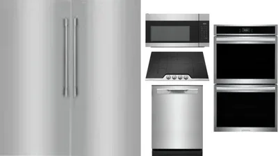 6 Piece Package Includes Refrigerator, Freezer, Cooktop, Wall Oven, Microwave And Dishwasher