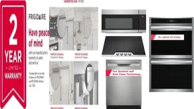 6 Piece Package Includes Refrigerator, Freezer, Cooktop, Wall Oven, Microwave And Dishwasher