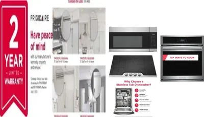 6 Piece Package Includes Refrigerator, Freezer, Cooktop, Wall Oven, Microwave And Dishwasher