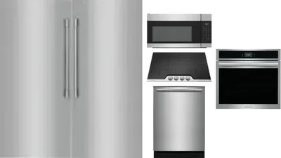 6 Piece Package Includes Refrigerator, Freezer, Cooktop, Wall Oven, Microwave And Dishwasher