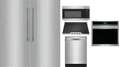 6 Piece Package Includes Refrigerator, Freezer, Cooktop, Wall Oven, Microwave And Dishwasher