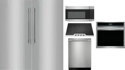 6 Piece Package Includes Refrigerator, Freezer, Cooktop, Wall Oven, Microwave And Dishwasher