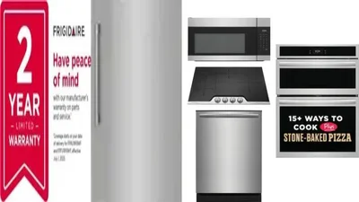 6 Piece Package Includes Refrigerator, Freezer, Cooktop, Wall Oven, Microwave And Dishwasher