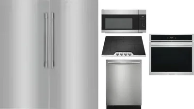 6 Piece Package Includes Refrigerator, Freezer, Cooktop, Wall Oven, Microwave And Dishwasher