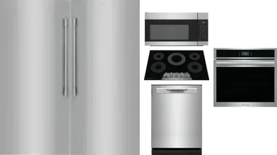 6 Piece Package Includes Refrigerator, Freezer, Cooktop, Wall Oven, Microwave And Dishwasher