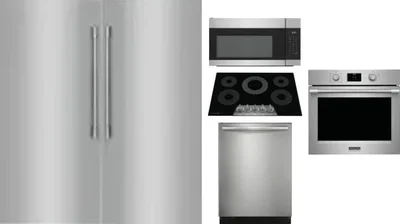 6 Piece Package Includes Refrigerator, Freezer, Cooktop, Wall Oven, Microwave And Dishwasher