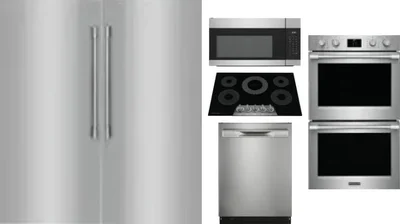 6 Piece Package Includes Refrigerator, Freezer, Cooktop, Wall Oven, Microwave And Dishwasher