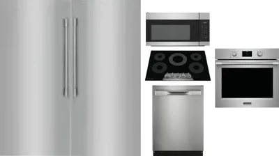 6 Piece Package Includes Refrigerator, Freezer, Cooktop, Wall Oven, Microwave And Dishwasher