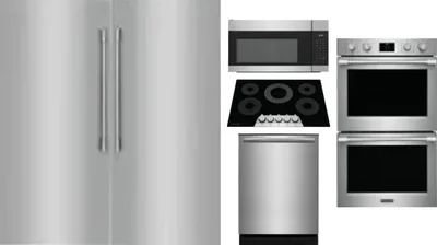 6 Piece Package Includes Refrigerator, Freezer, Cooktop, Wall Oven, Microwave And Dishwasher