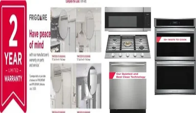 6 Piece Package Includes Refrigerator, Freezer, Cooktop, Wall Oven, Microwave And Dishwasher