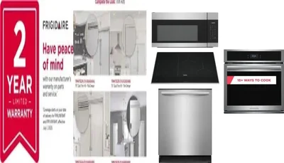6 Piece Package Includes Refrigerator, Freezer, Cooktop, Wall Oven, Microwave And Dishwasher