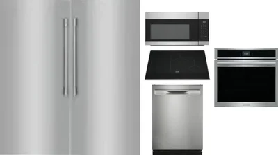 6 Piece Package Includes Refrigerator, Freezer, Cooktop, Wall Oven, Microwave And Dishwasher