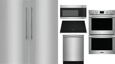 6 Piece Package Includes Refrigerator, Freezer, Cooktop, Wall Oven, Microwave And Dishwasher
