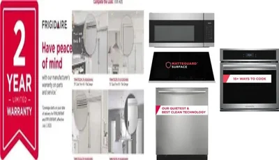 6 Piece Package Includes Refrigerator, Freezer, Cooktop, Wall Oven, Microwave And Dishwasher