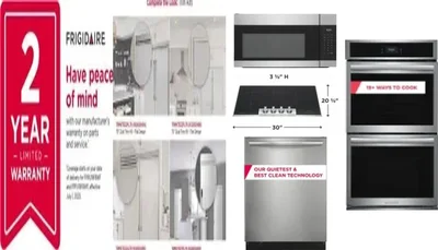 6 Piece Package Includes Refrigerator, Freezer, Cooktop, Wall Oven, Microwave And Dishwasher