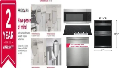 6 Piece Package Includes Refrigerator, Freezer, Cooktop, Wall Oven, Microwave And Dishwasher