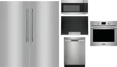 6 Piece Package Includes Refrigerator, Freezer, Cooktop, Wall Oven, Microwave And Dishwasher