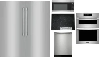 6 Piece Package Includes Refrigerator, Freezer, Cooktop, Wall Oven, Microwave And Dishwasher