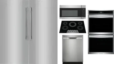 6 Piece Package Includes Refrigerator, Freezer, Cooktop, Wall Oven, Microwave And Dishwasher