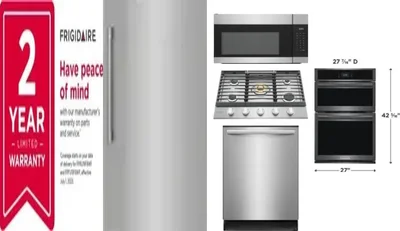 6 Piece Package Includes Refrigerator, Freezer, Cooktop, Wall Oven, Microwave And Dishwasher