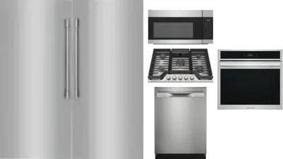 6 Piece Package Includes Refrigerator, Freezer, Cooktop, Wall Oven, Microwave And Dishwasher