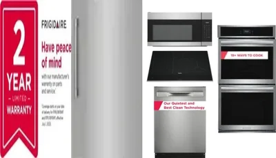 6 Piece Package Includes Refrigerator, Freezer, Cooktop, Wall Oven, Microwave And Dishwasher