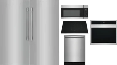 6 Piece Package Includes Refrigerator, Freezer, Cooktop, Wall Oven, Microwave And Dishwasher