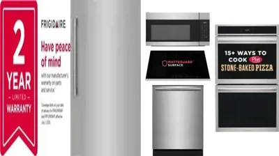 6 Piece Package Includes Refrigerator, Freezer, Cooktop, Wall Oven, Microwave And Dishwasher