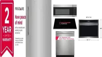 6 Piece Package Includes Refrigerator, Freezer, Cooktop, Wall Oven, Microwave And Dishwasher